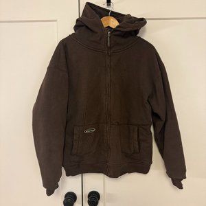 Mens Small Aborwear Full Zip Hooded Sweatshirt